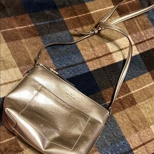 Kate Spade Metallic Gold Crossbody Bag